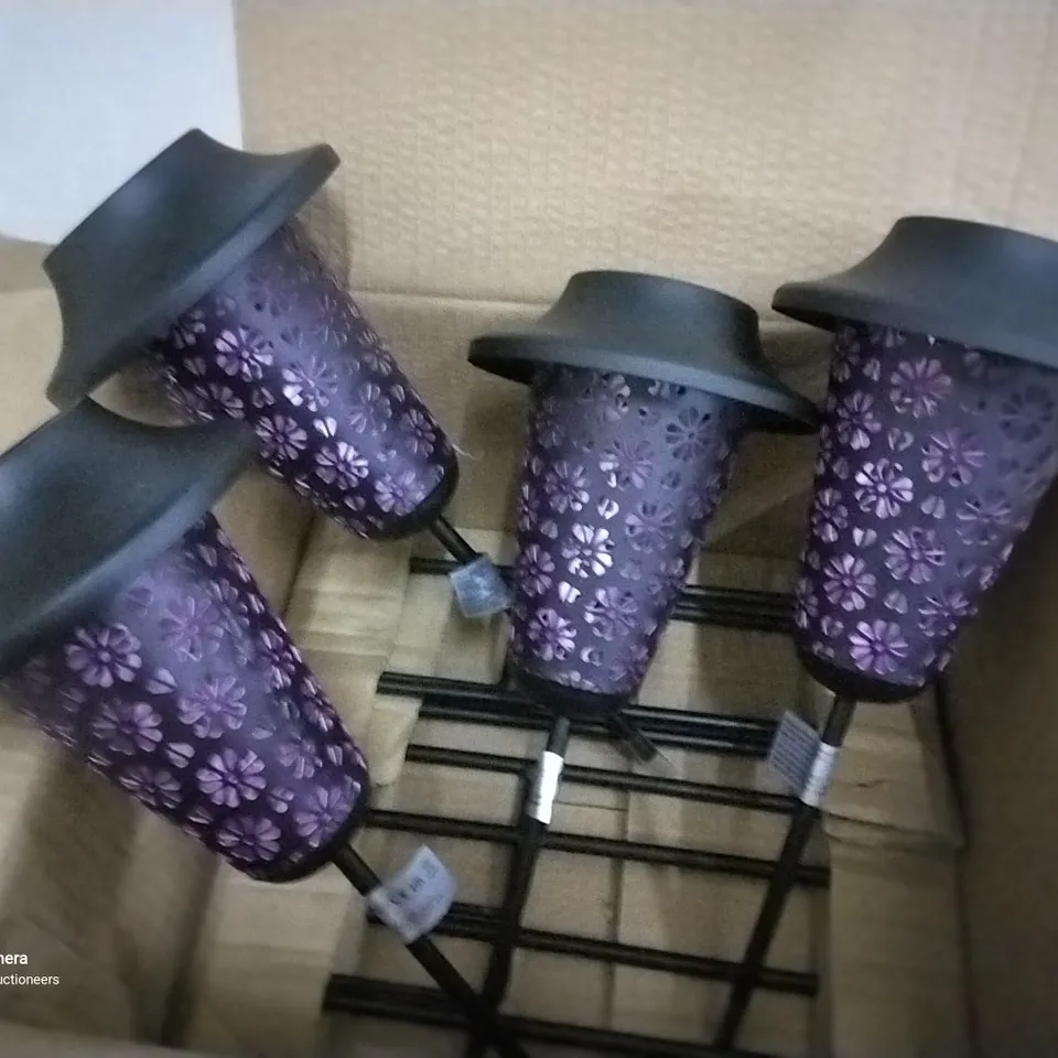 BOXED SET OF 4 PATHWAY LANTERNS