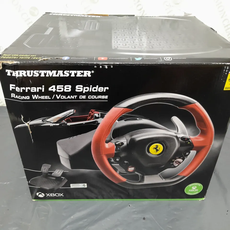 THRUSTMASTER FERRARI 458 SPIDER STEERING WHEEL KIT FOR XBOX ONE 