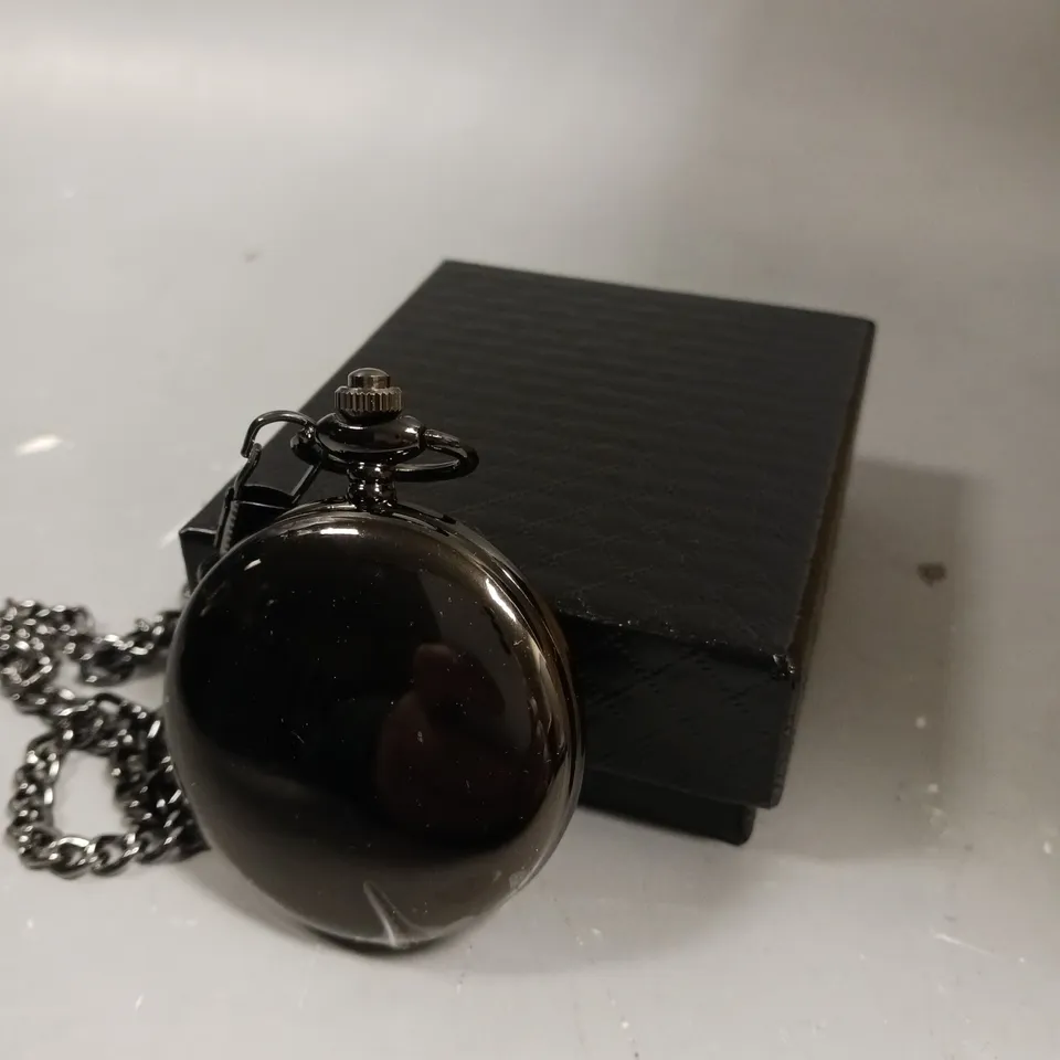 MENS EDISON POCKET WATCH WITH CHAIN
