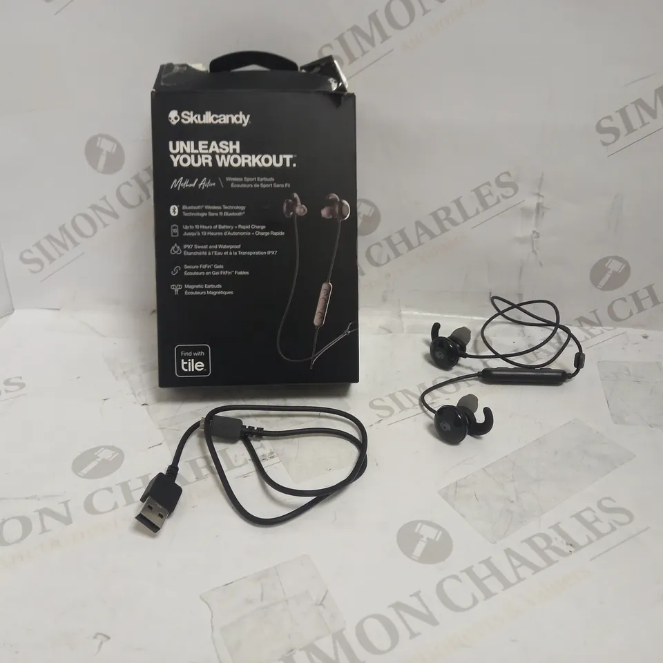 SKULLCANDY METHOD ACTIVE WIRELESS SPORT EARBUDS 