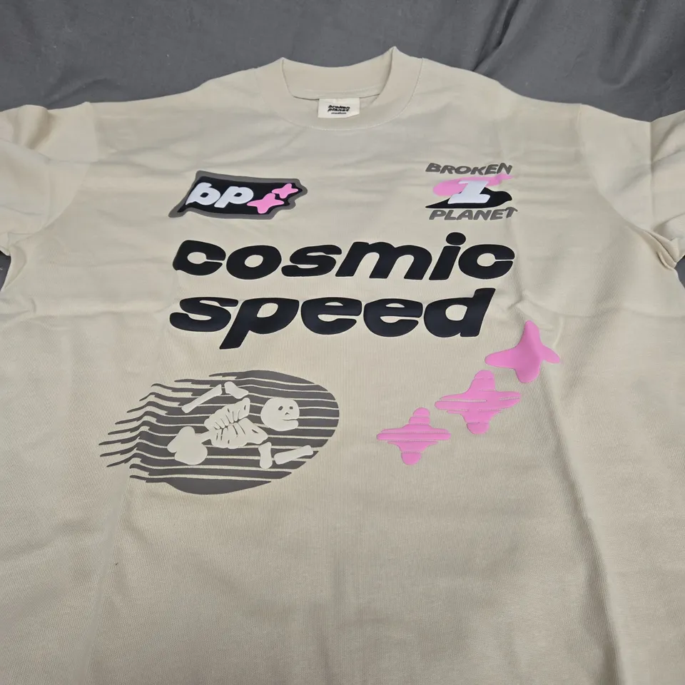 BROKEN PLANET COSMIC SPEED T-SHIRT - MEDIUM