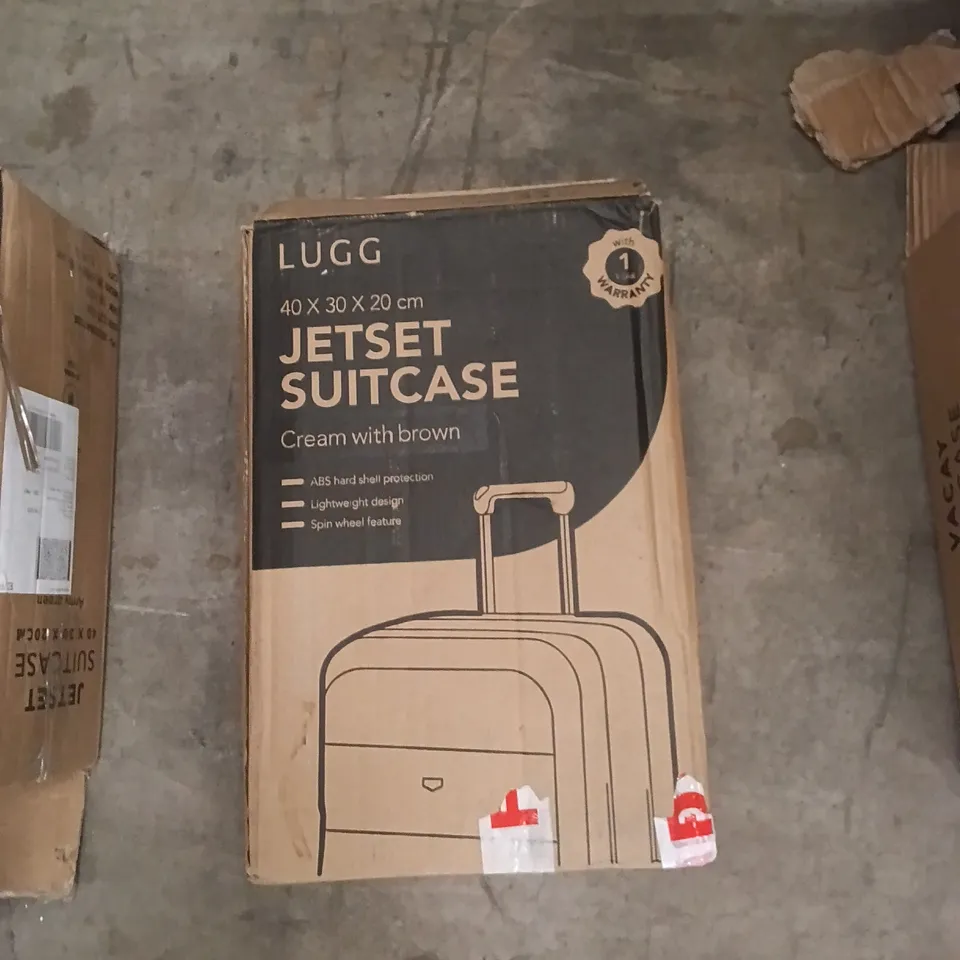 BOXED LUGG TRAVEL SUITCASE