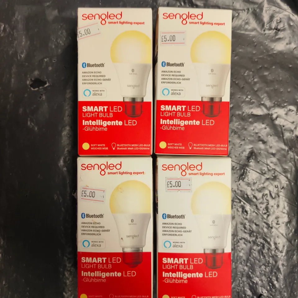 4 X SENGLED SMART LED LIGHT BULBS