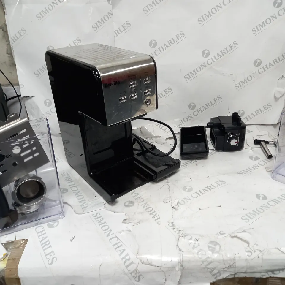 BREVILLE COFFEE MACHINE UNBOXED IN BLACK 