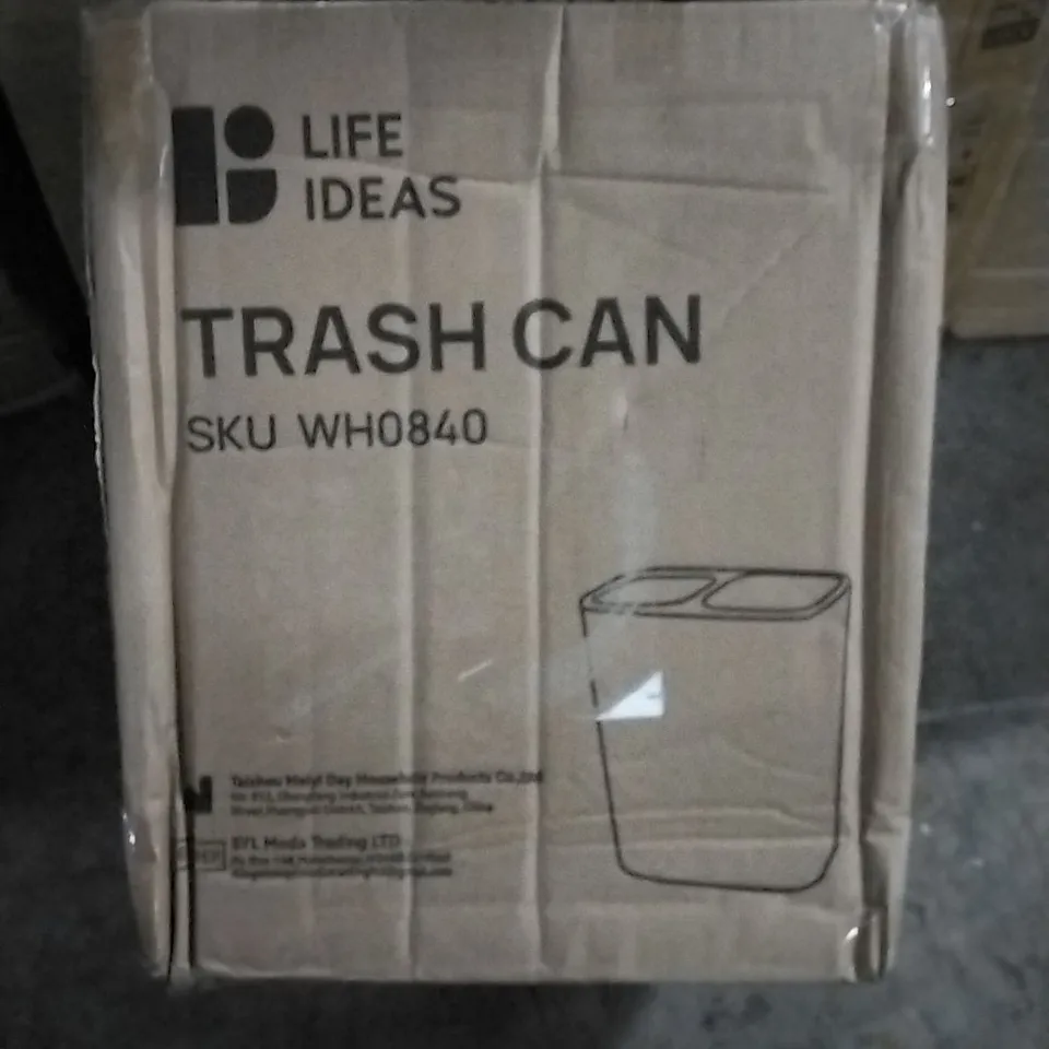 BOXED LIFE IDEAS TRASH CAN 