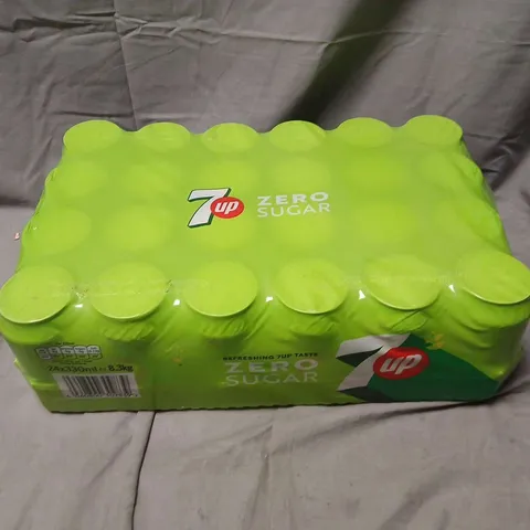 7UP ZERO SUGAR BULK PACK – 24 X 330ML CANS