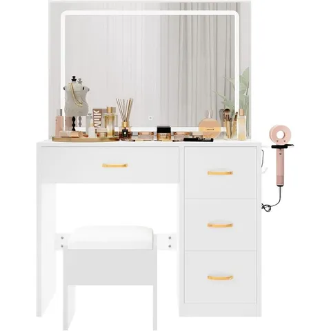 BOXED DAJANEA DRESSING TABLE WITH MIRROR (2 BOXES)