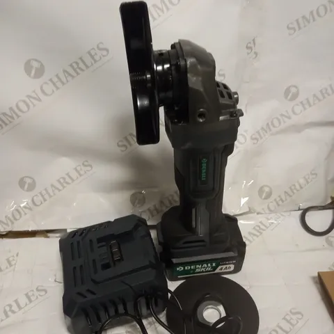 AMAZON BRAND DENALI BY SKIL 18 V (20 V MAX) ANGLE GRINDER KIT, INCLUDES 4.0 AH LITHIUM BATTERY AND CHARGER