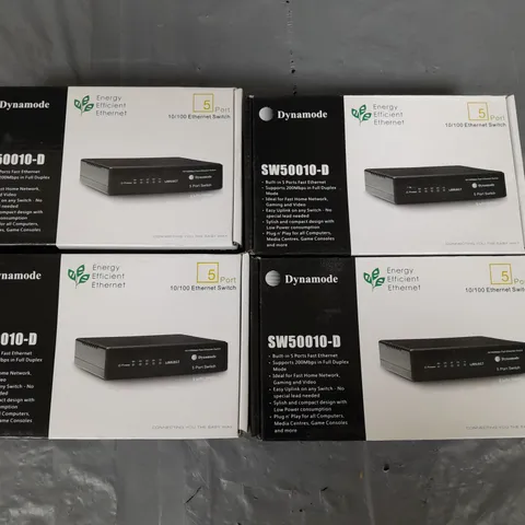 LOT OF APPROXIMATELY 35 DYNAMODE SW50010-D 5-PORT 10/100 ETHERNET SWITCHS