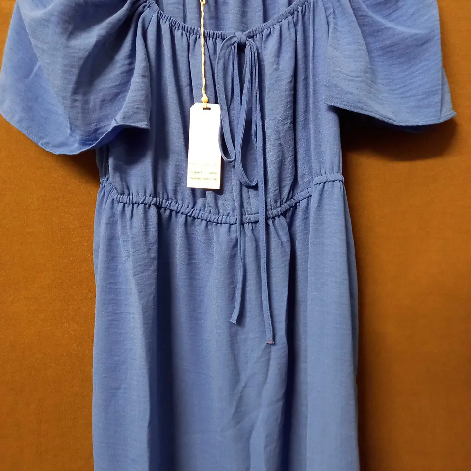 MAISON DE NIMES GYPSEY DRESS IN COBALT - SMALL