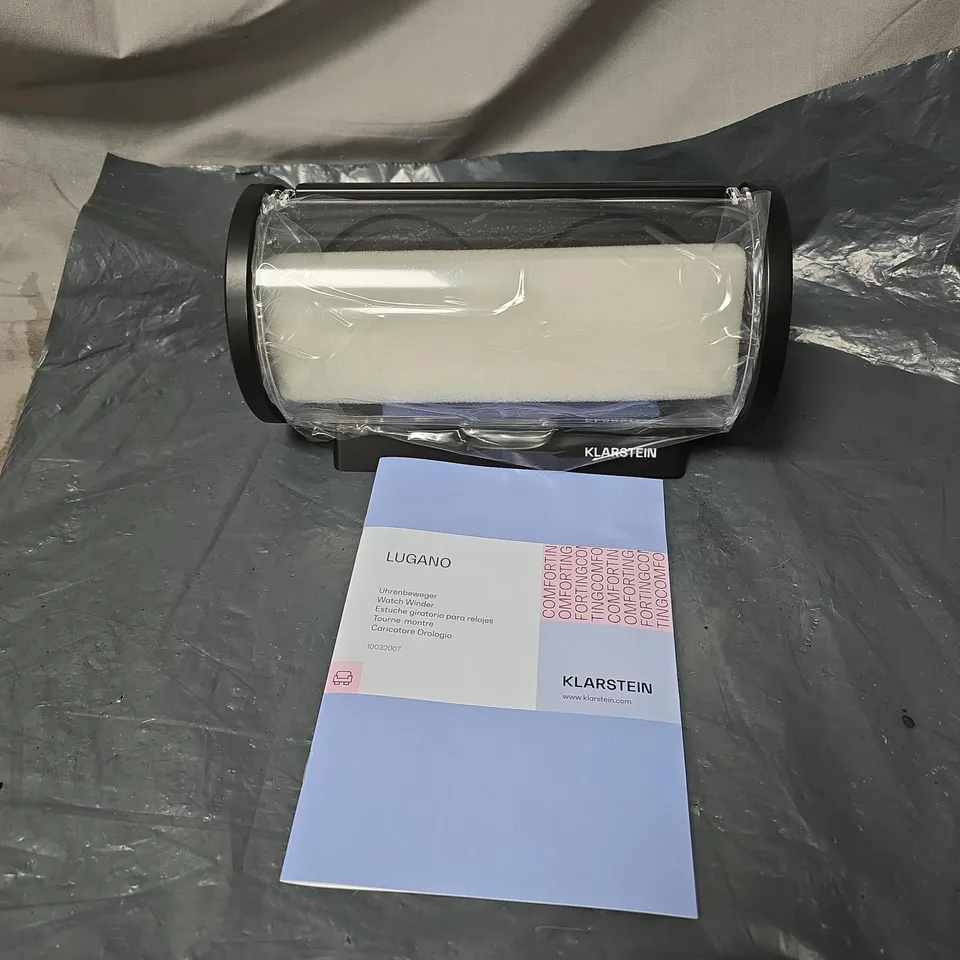 KLARSTEIN LUGANO WATCH WINDER, BOXED WITH MANUAL 