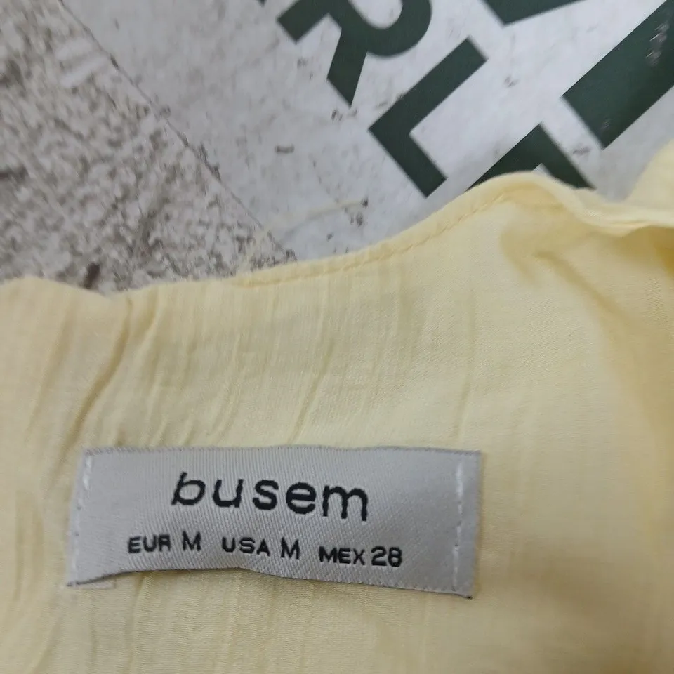 busem Women’s Yellow Belted Dress – EU M / US M (MX 28)