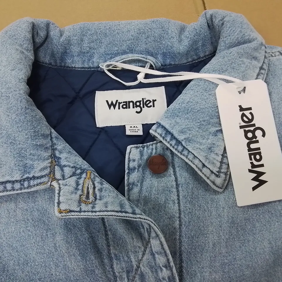 WRANGLER PADDED TRUCKER DENIM JACKET - XXL