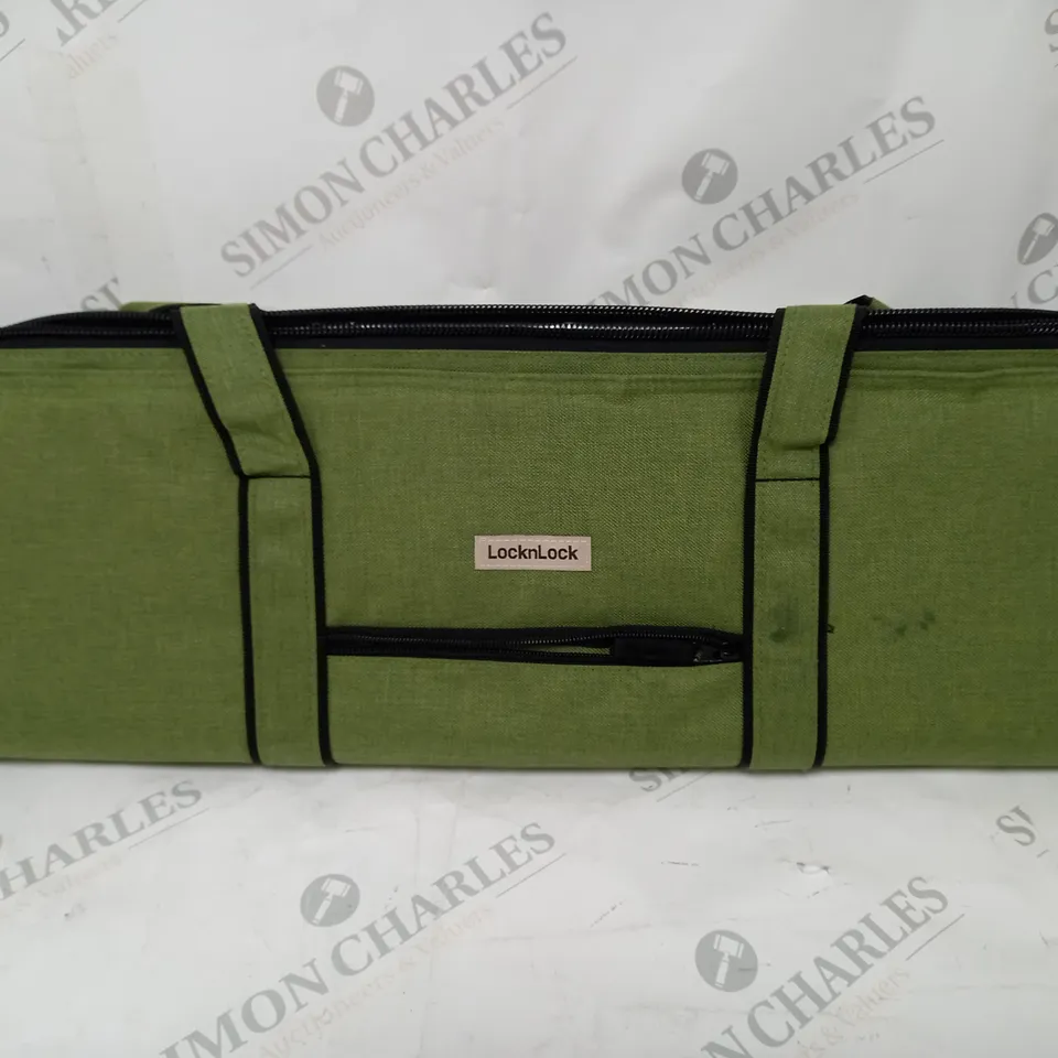 LOCK & LOCK GREEN MARL LARGE FREEZER BAG