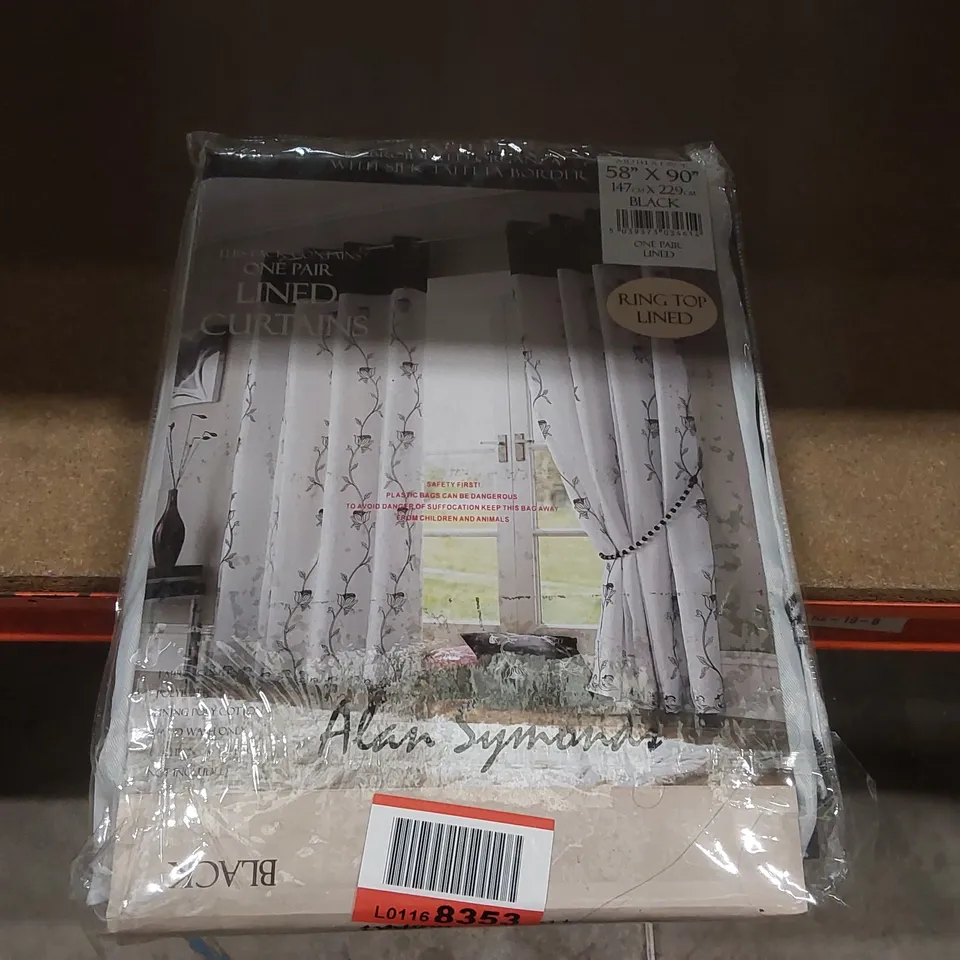 BAGGED TAHITI LINED CURTAINS - 147 x 229cm