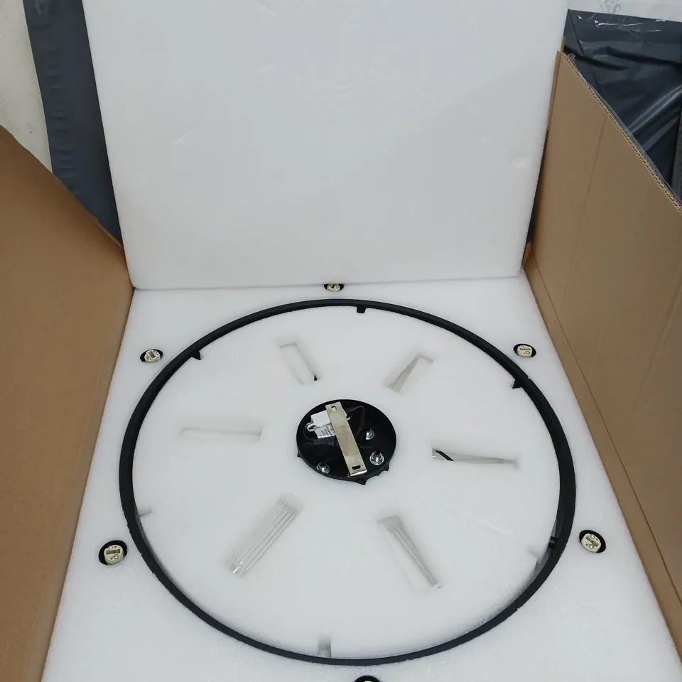 FRANCIS 6 LIGHT PENDANT - BLACK - COLLECTION ONLY  RRP £90