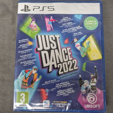 SEALED PLAYSTATION PS5 JUST DANCE 22 GAME