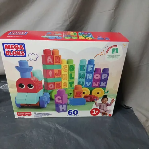 MEGA BLOKS ALPHABET BLOCKS – 60 COLOURFUL BLOCKS, AGE 1+ (FISHER-PRICE BRANDING)
