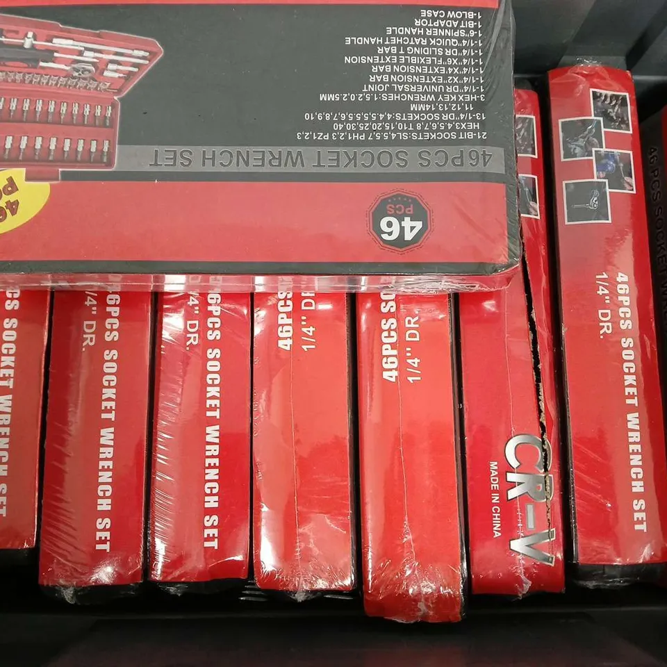 9X 46-PIECE SOCKET WRENCH SETS