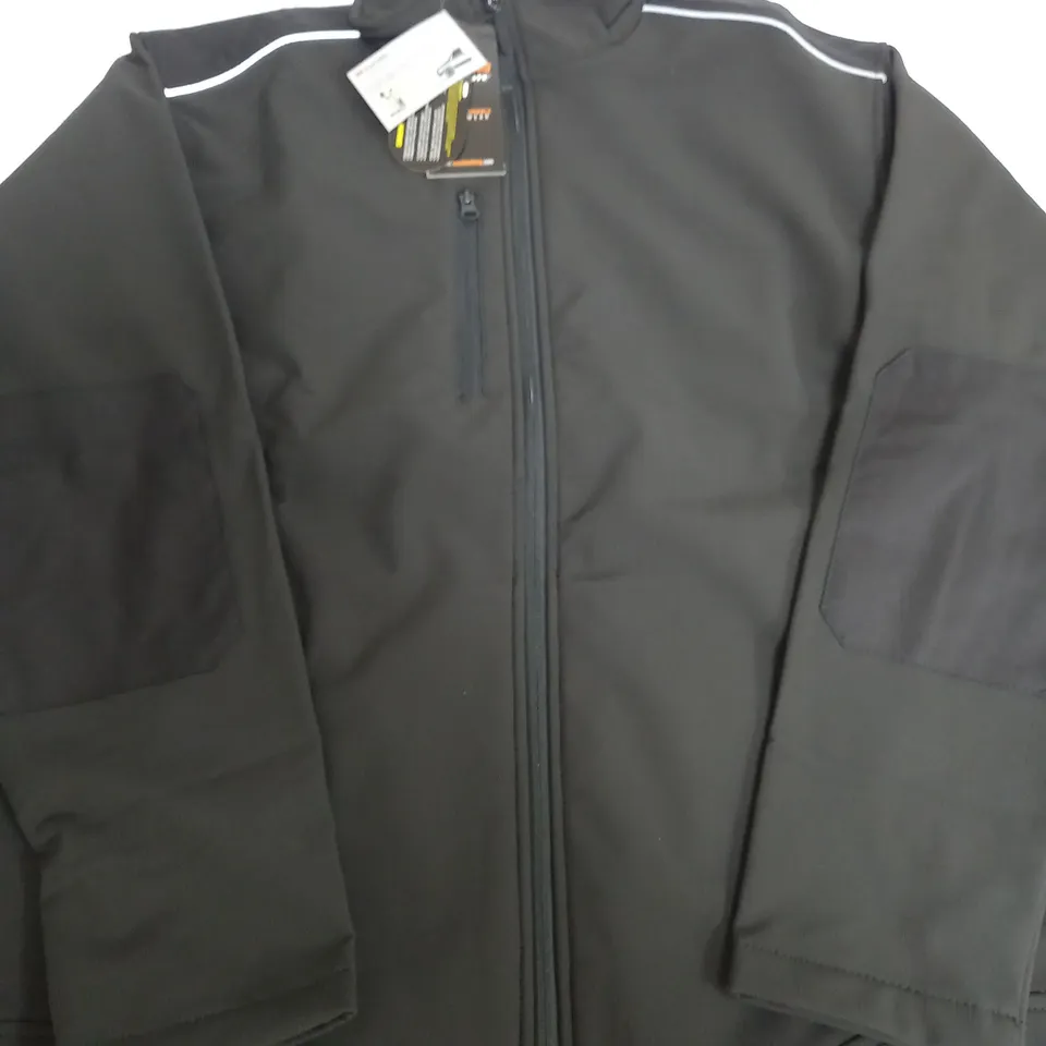 RESULT WORK GUARD IN BLACK JACKET - LARGE