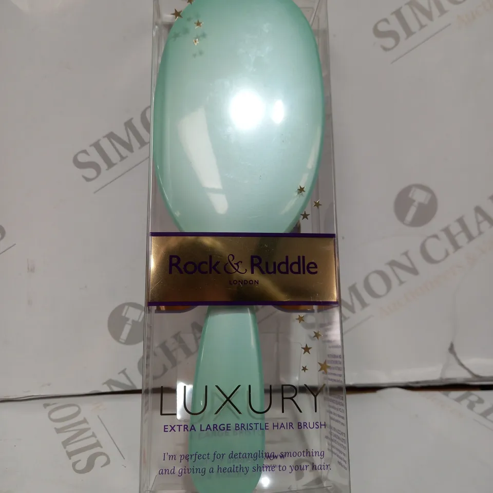 ROCK & RUDDLE LUXURY ICE BLUE HAIRBRUSH LUXURY SIZE