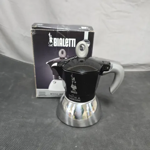 BIALETTI MOKA INDUCTION STOVETOP COFFEE MAKER – BLACK WITH BOX
