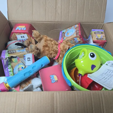LARGE BOX OF ASSORTED TOYS AND GAMES 