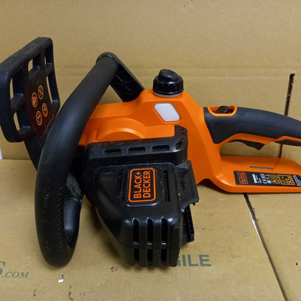 BLACK & DECKER 25CM CHAINSAW - BODY ONLY