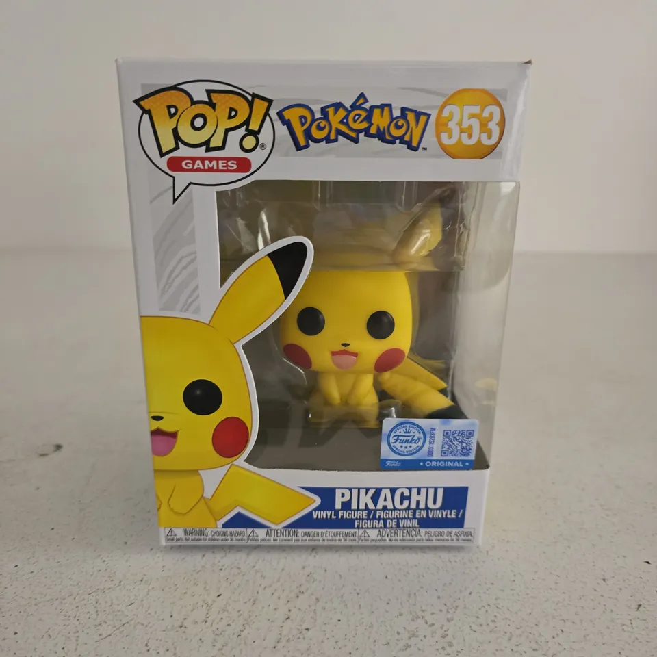 FUNKO POP! GAMES PIKACHU – POKÉMON, NO.353, BOXED