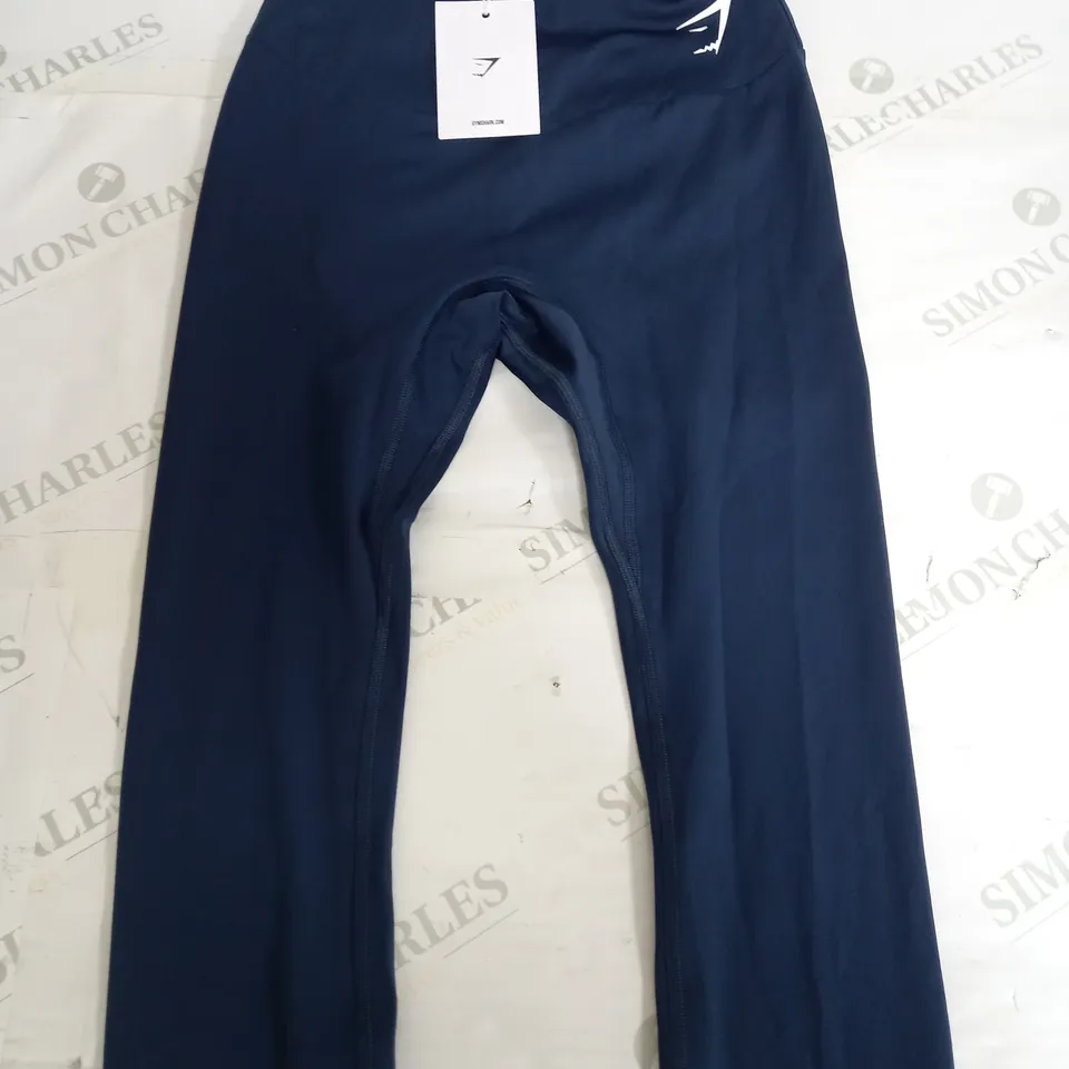 GYMSHARK TRAINING LEGGINGS IN NAVY - SMALL
