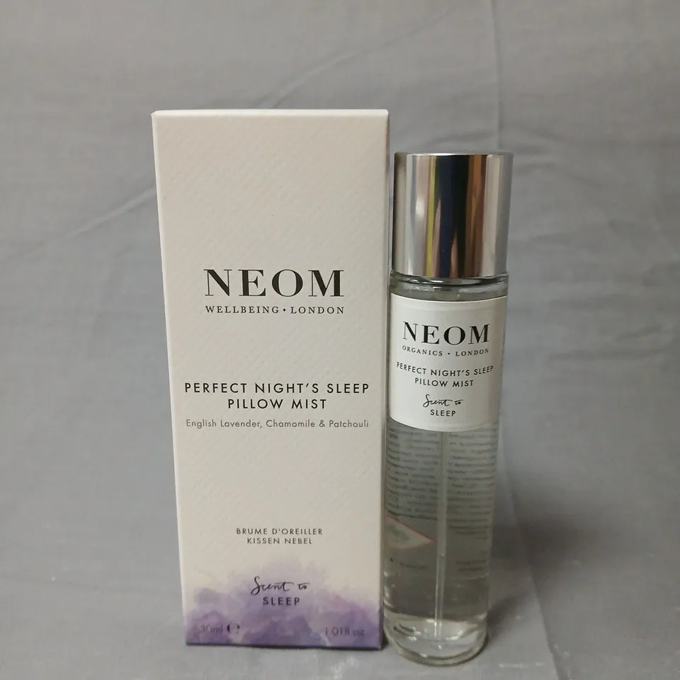 6 NEOM PERFECT NIGHT'S SLEEP PILLOW MISTS – 30ML (BOXED)