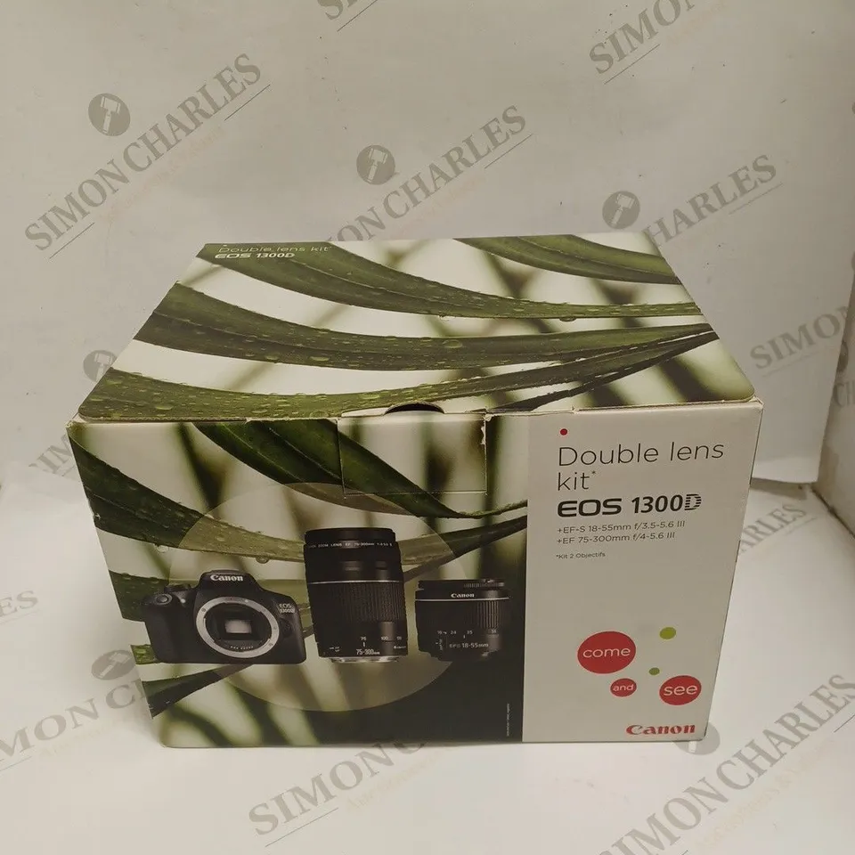 BOXED CANON EOS 1300D DOUBLE LENS KIT 