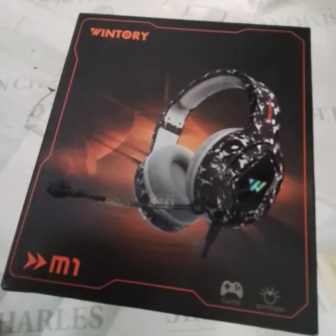 BOXED WINTORY M1 GAMING HEADSET.