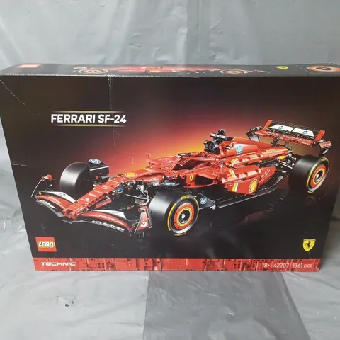 BOXED LEGO TECHNIC FERRARI SF-24 F1 CAR MODEL KIT 42207