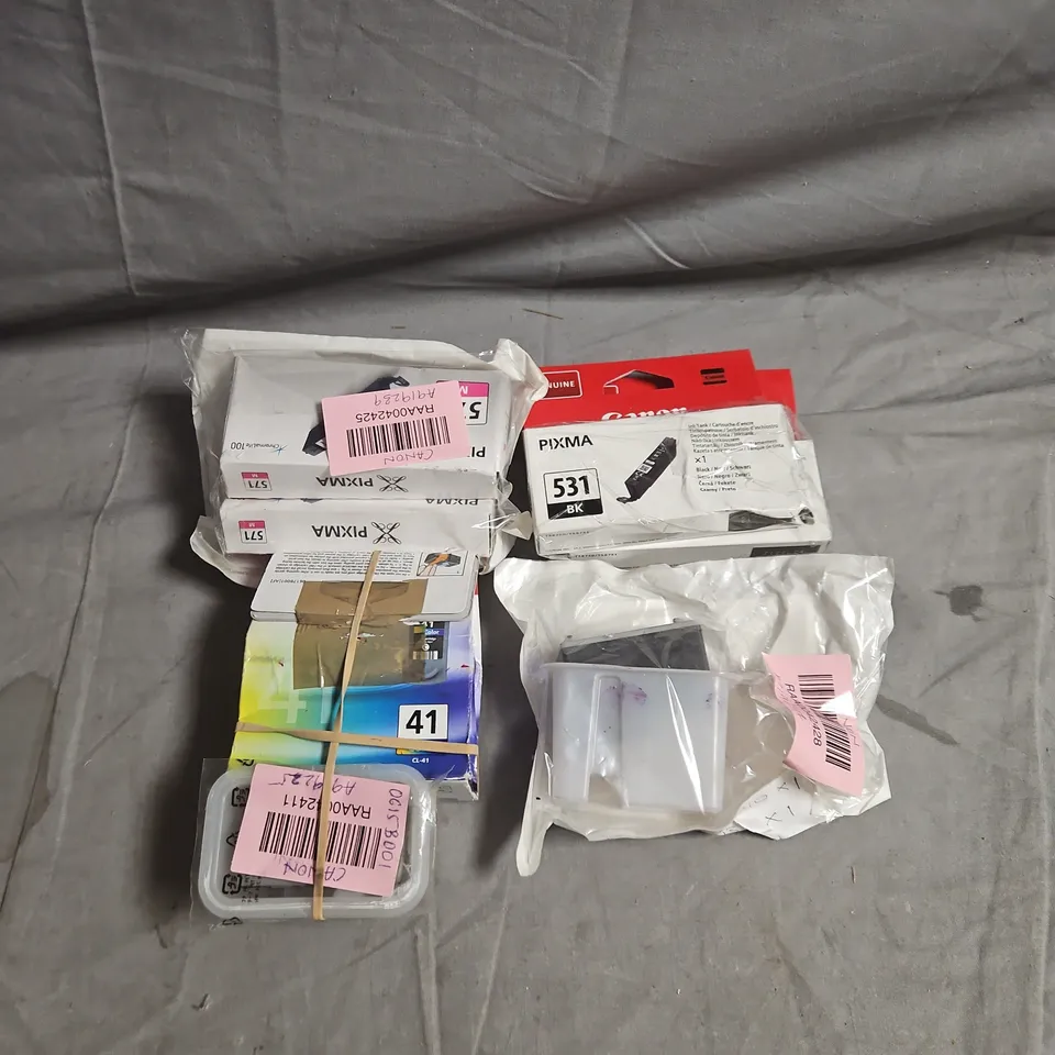 APPROXIMATELY 15 ASSORTED CANON PRINTER CARTRIDGES