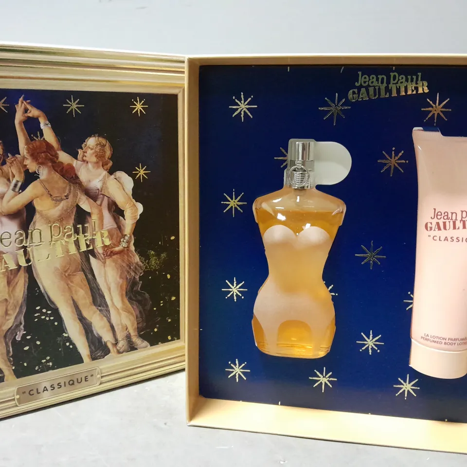 BOXED JEAN PAUL GAULTIER CLASSIQUE EAU DE TOILETTE 50ML GIFT SET