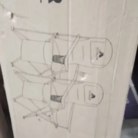 BOXED VOYAGER 2PK CAMPING CHAIR NAVY