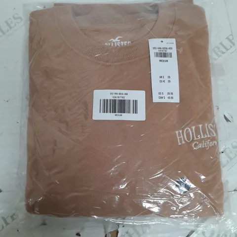 BAGGED HOLLISTER BROWN JUMPER - M