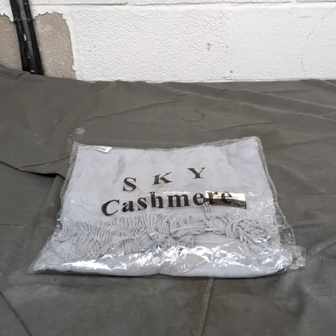 SKY CASHMERE 100% WOOL SCARF BAGGED