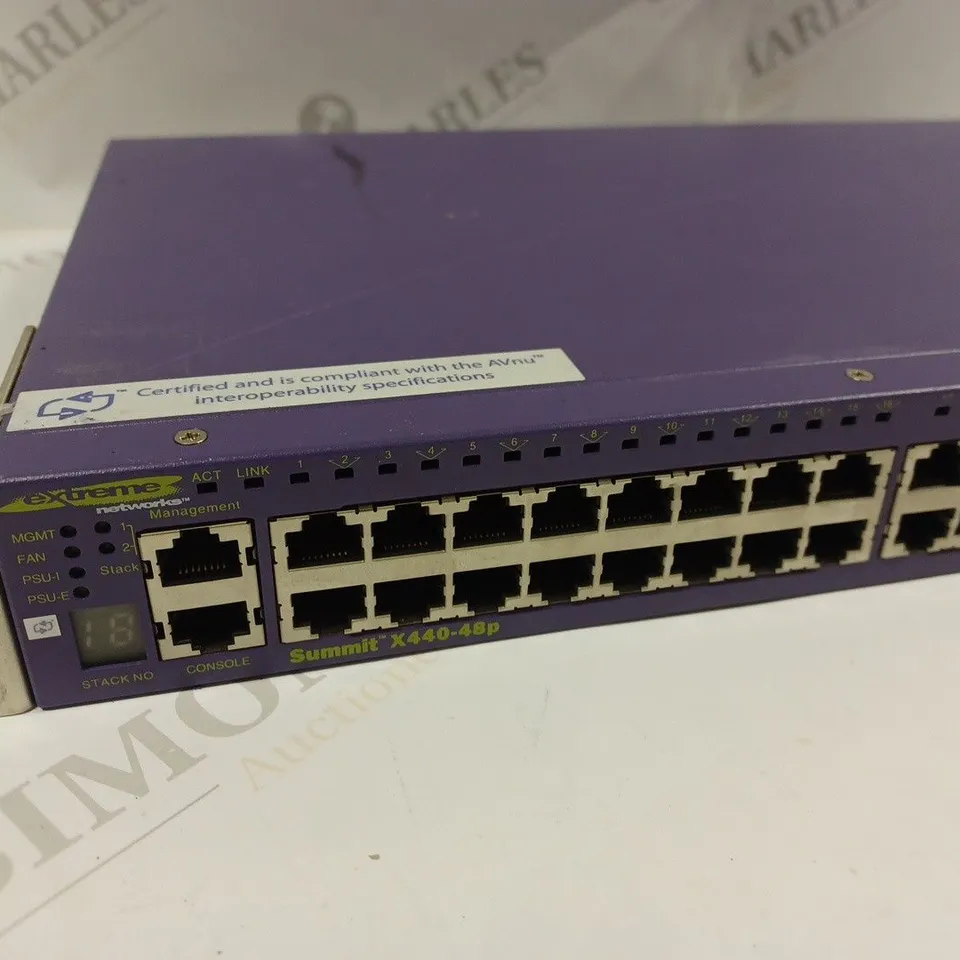 UNBOXED EXTREME NETWORKS SUMMIT X440-48P