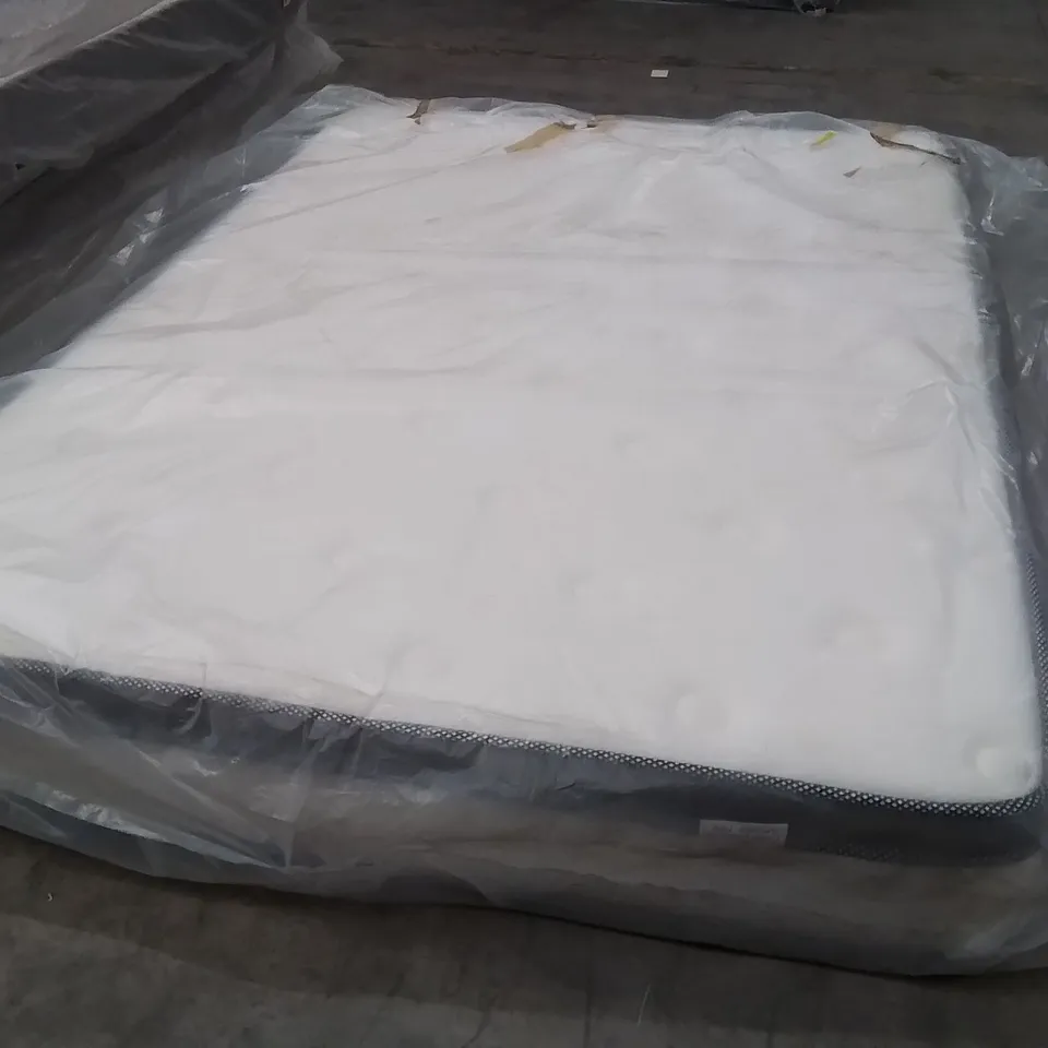 QUALITY BAGGED MURCIA WAYFAIR SLEEP PILLOW TOP POCKET SPRUNG MATTRESS - 135CM DOUBLE