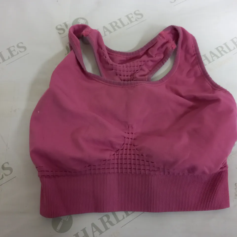 SWEATY BETTY SPORTS BRA TOP IN PINK - XS
