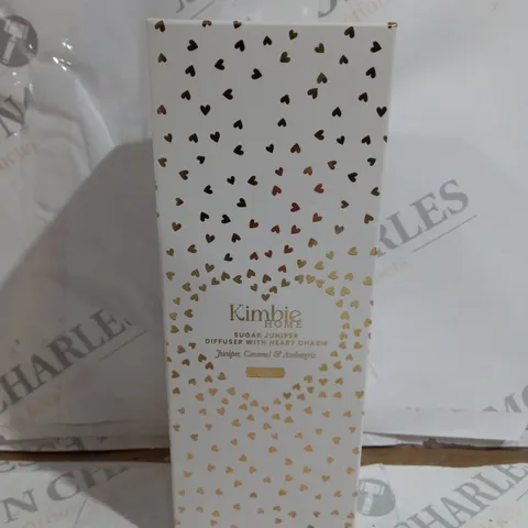 BOXED KIMBIE DIFFUSER JUNIPER CARAMEL & AMBERGRIS