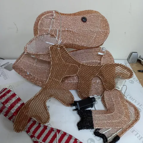 90CM SKIING REINDEER LIGHT