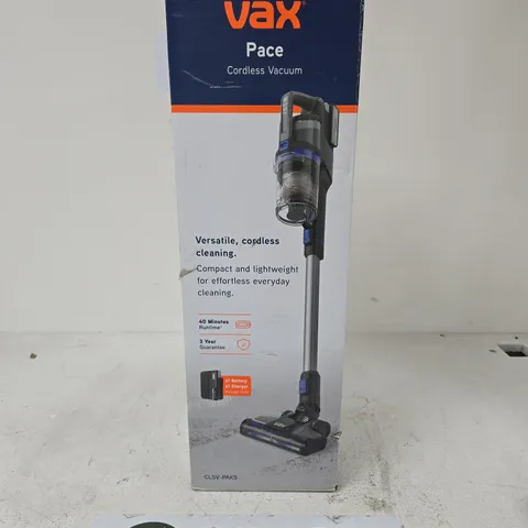 VAX PACE CORDLESS VACUUM CLEANER
