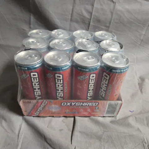 OXYSHRED ENERGY DRINK 12-CAN PACK – OLLECTION ONLY 