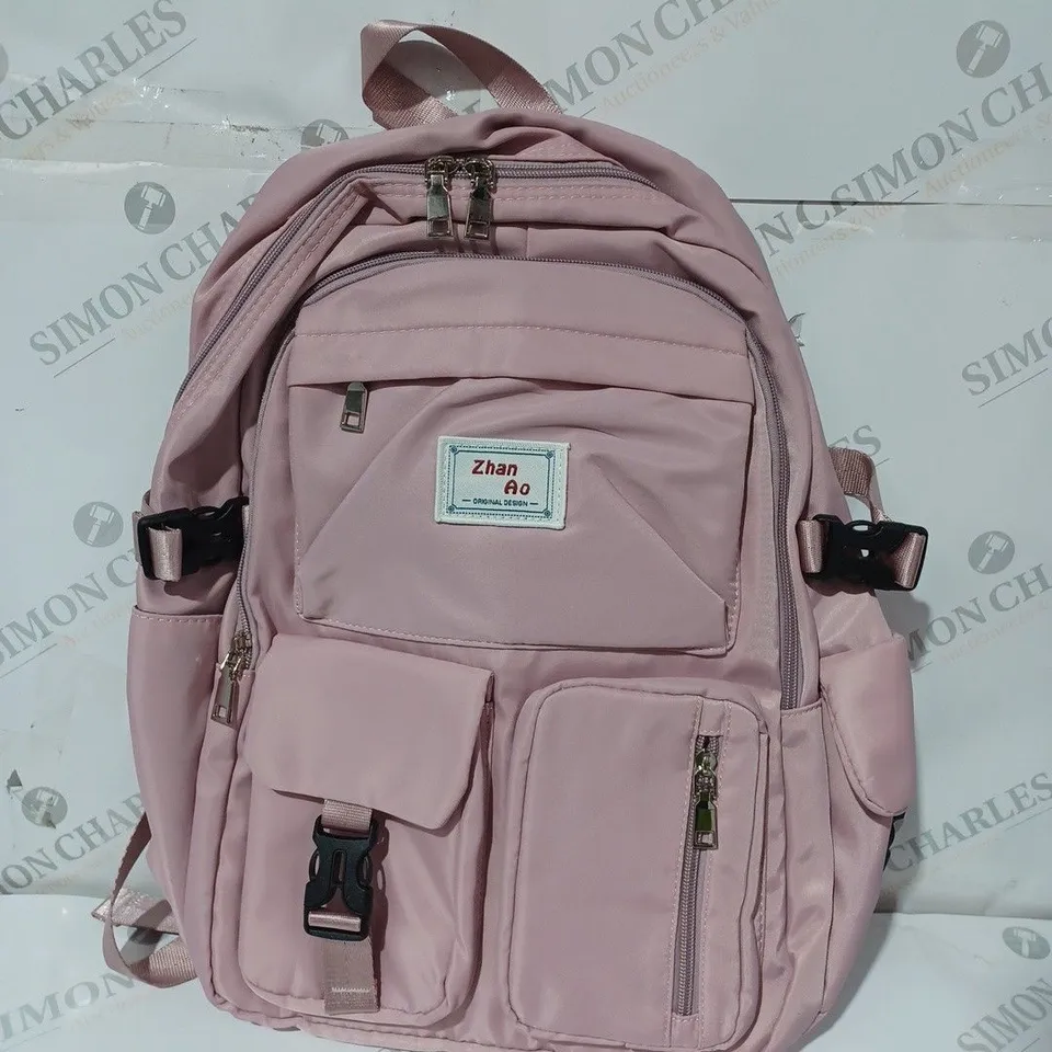 ZHAN AO ORGINAL DESIGN PINK BACKPACK 
