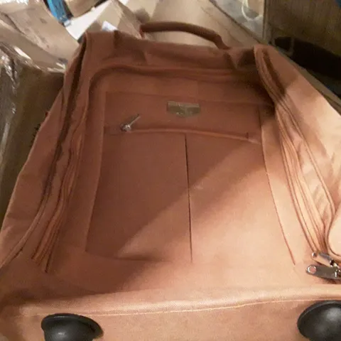 UNBOXED KEPLIN LUGG SMALL SIZE TRAVEL LUGGAGE WITH WHEELS ORANGE COLOUR