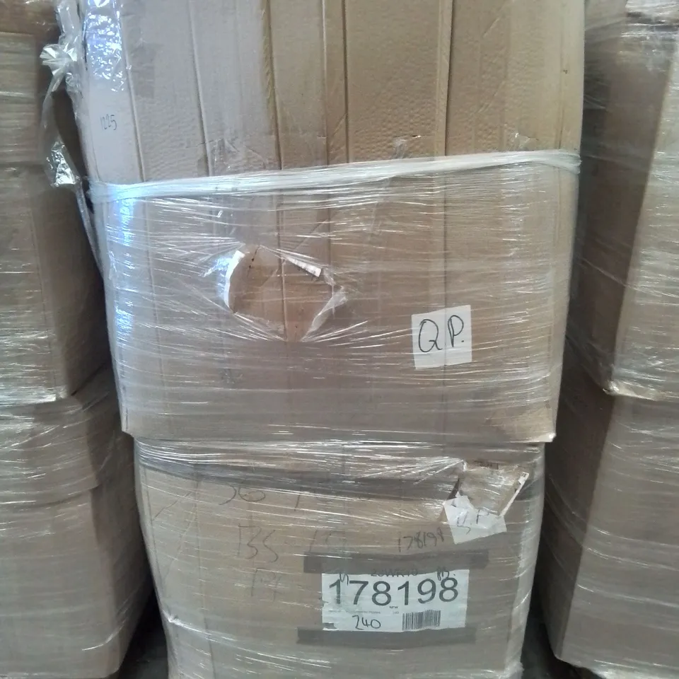 TWO LARGE BOXES OF ASSORTED PILLOWS AND DUVETS