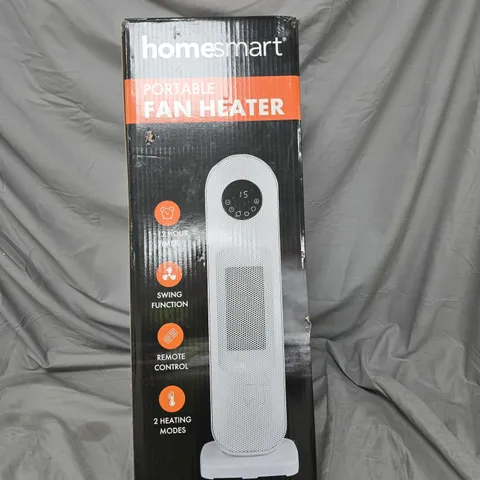 HOMESMART PORTABLE FAN HEATER – BOXED